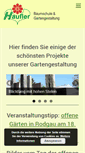 Mobile Screenshot of haufler-garten.de