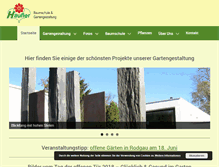 Tablet Screenshot of haufler-garten.de